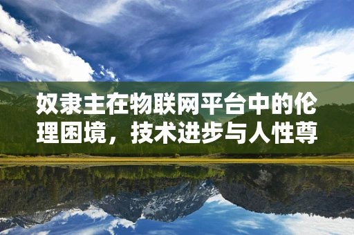 奴隶主在物联网平台中的伦理困境，技术进步与人性尊严的平衡