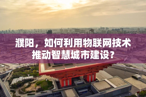 濮阳，如何利用物联网技术推动智慧城市建设？