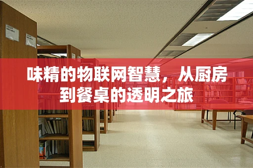 味精的物联网智慧，从厨房到餐桌的透明之旅