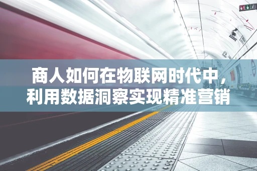 商人如何在物联网时代中，利用数据洞察实现精准营销？