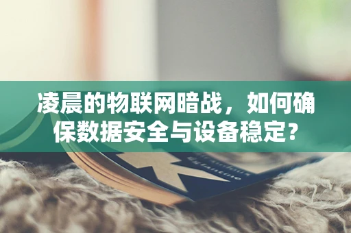 凌晨的物联网暗战，如何确保数据安全与设备稳定？