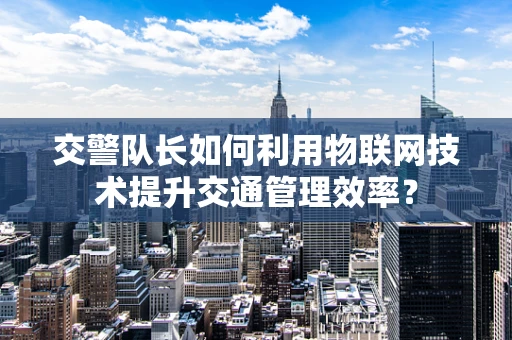 交警队长如何利用物联网技术提升交通管理效率？