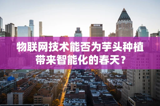 物联网技术能否为芋头种植带来智能化的春天？