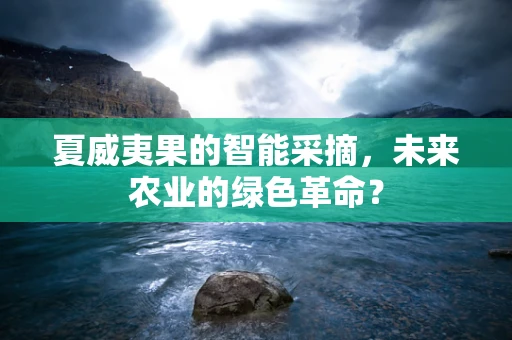 夏威夷果的智能采摘，未来农业的绿色革命？