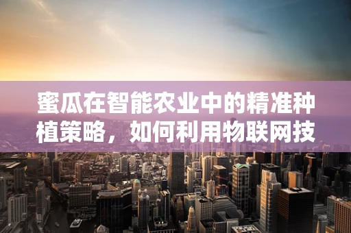 蜜瓜在智能农业中的精准种植策略，如何利用物联网技术提高产量？