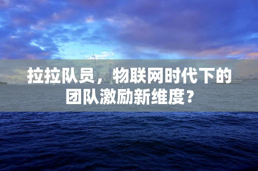 拉拉队员，物联网时代下的团队激励新维度？