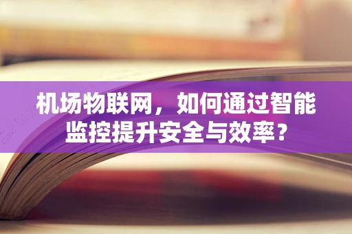 机场物联网，如何通过智能监控提升安全与效率？